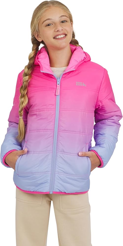 Amazon.com: Eddie Bauer Girls' Deer Harbor Reversible Faux Fur