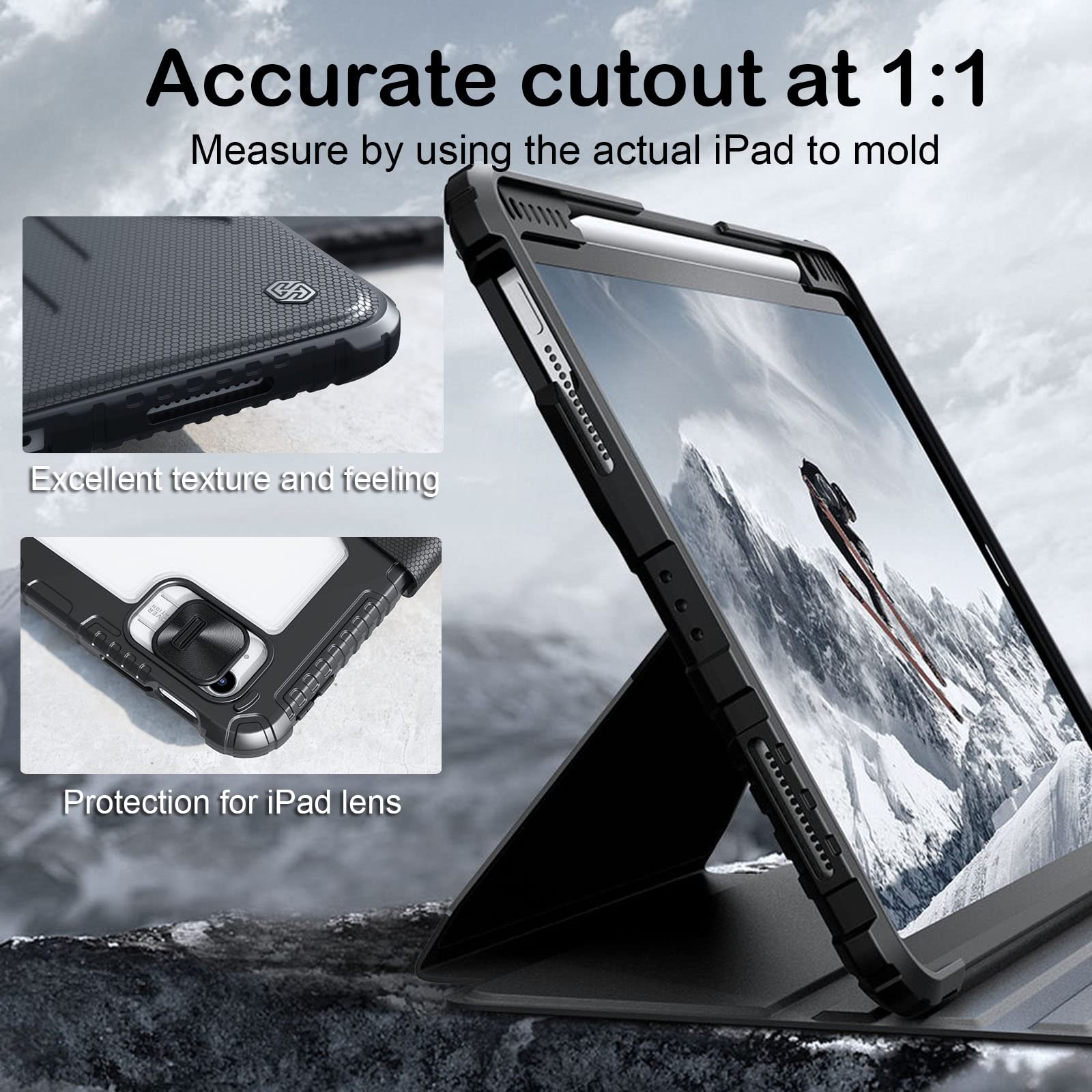 Case for iPad Pro 11 Inch 2022/2021/2020(4th/3rd/2nd Gen) with