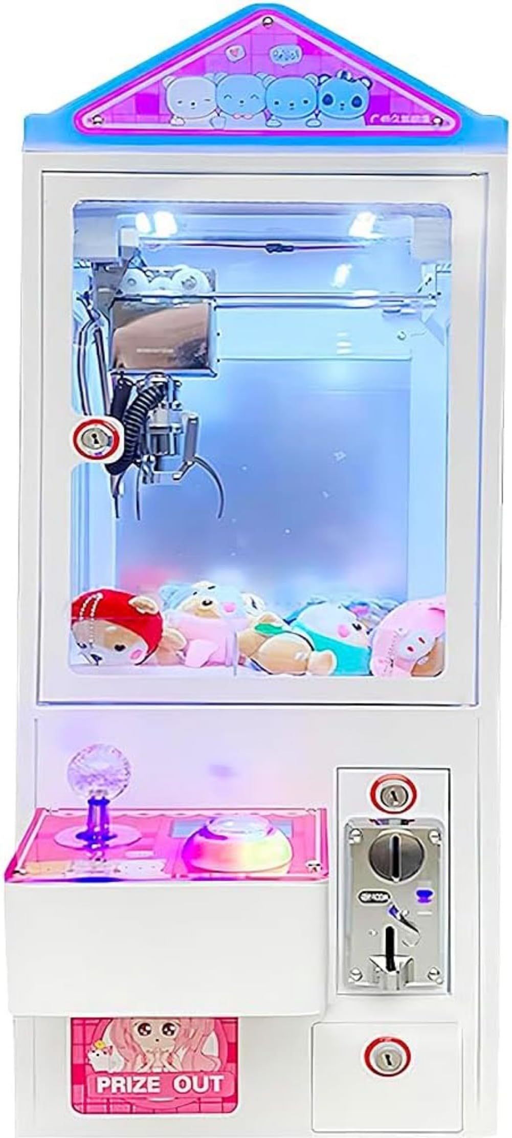 Amazon | 小型クレーンゲーム 三本爪クレーンアーム 業務用 自宅 本体