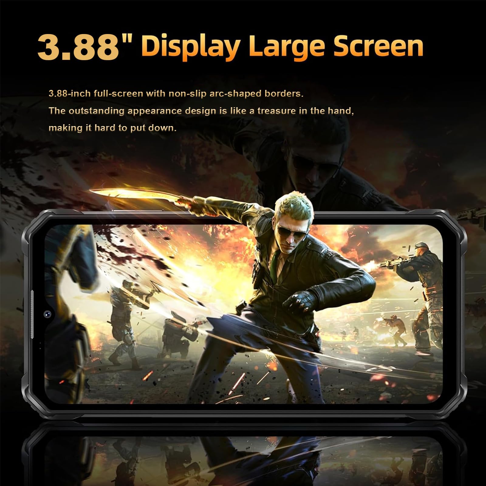 Amazon | ミニスマートフォン、3.88インチ4gフルスクリーン