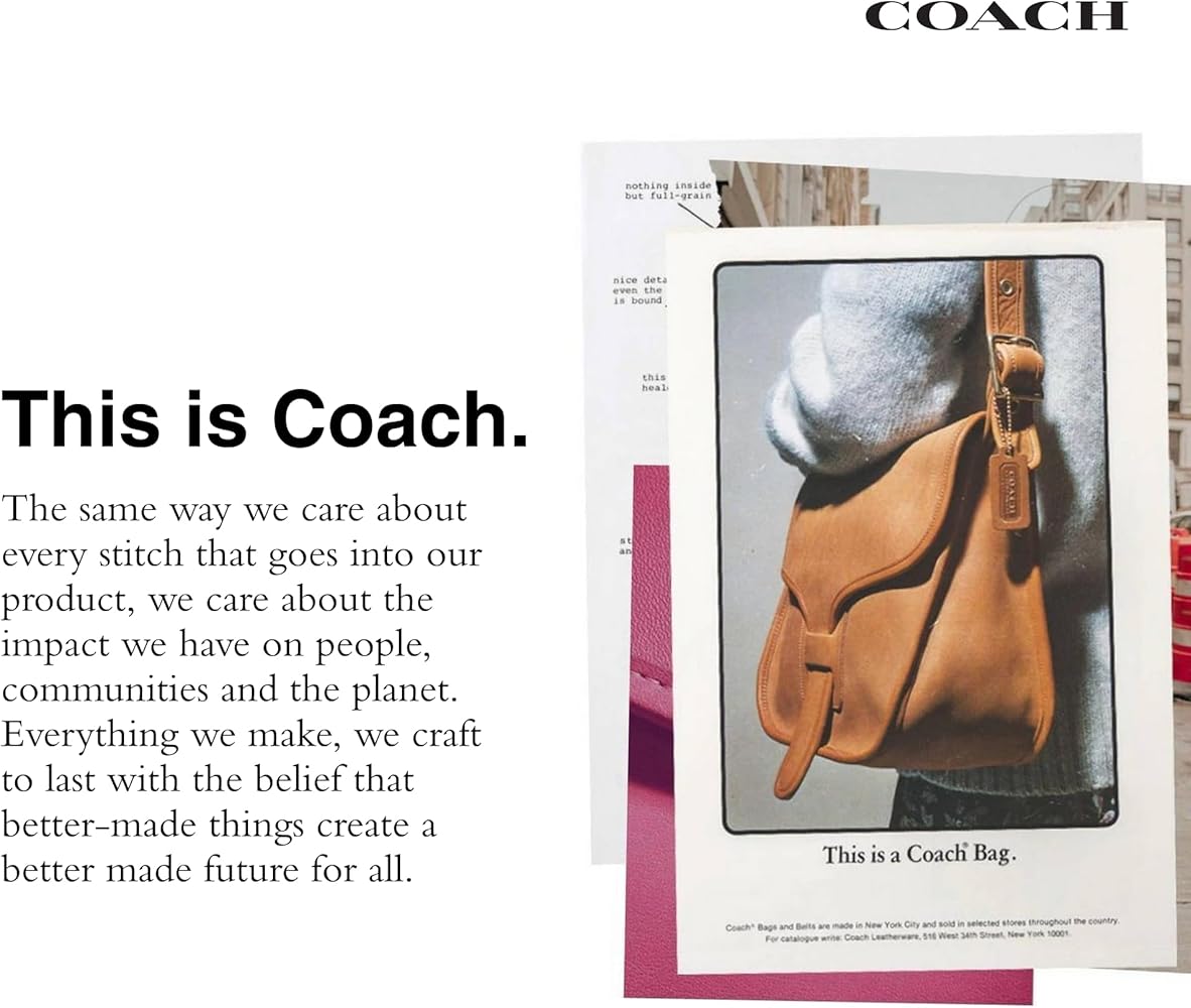 Amazon | COACH Leagueベルトバッグ シグネチャージャガードチャコール