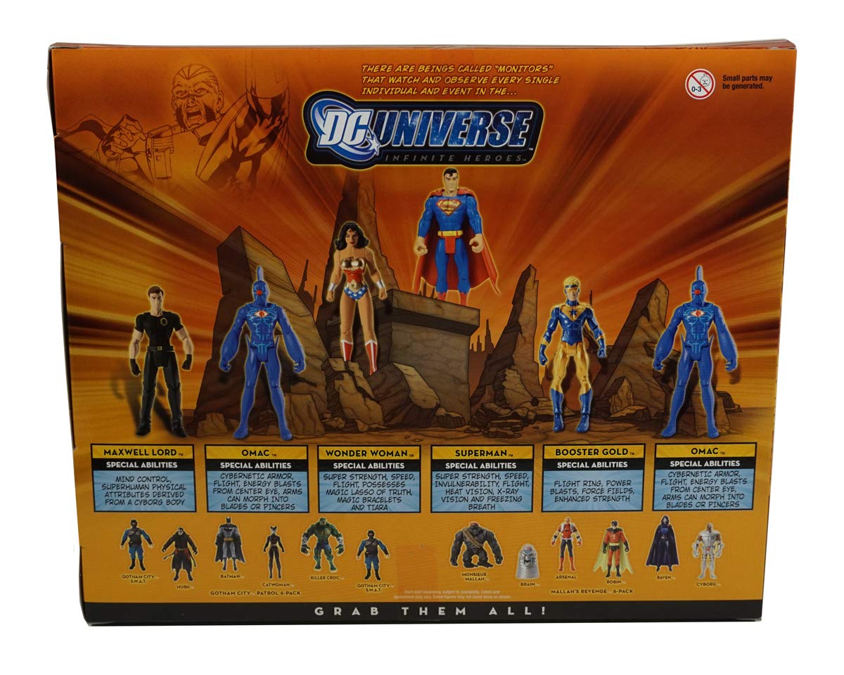Amazon.com: DC Universe 6-Pack Superman, Booster Gold, Wonder