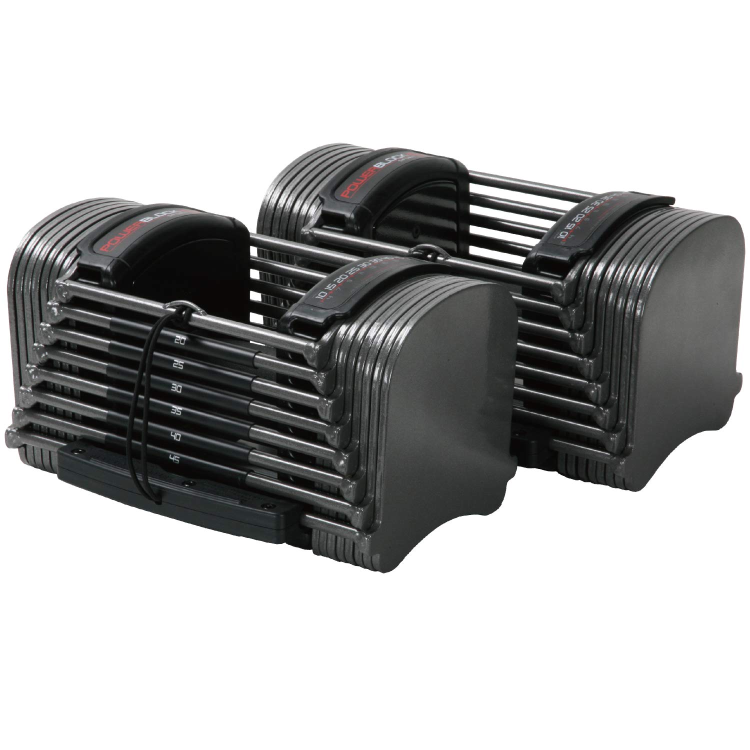 Amazon | パワーブロック SP50 (23kg×2) 可変式ダンベル 9段階(約5