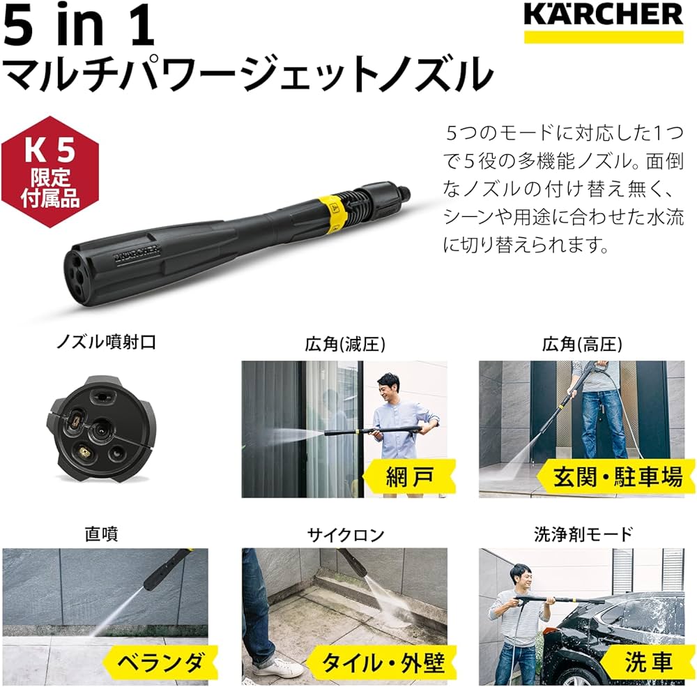 Amazon | ケルヒャー(Karcher) 最上位モデルの高圧洗浄機 K5プレミアム