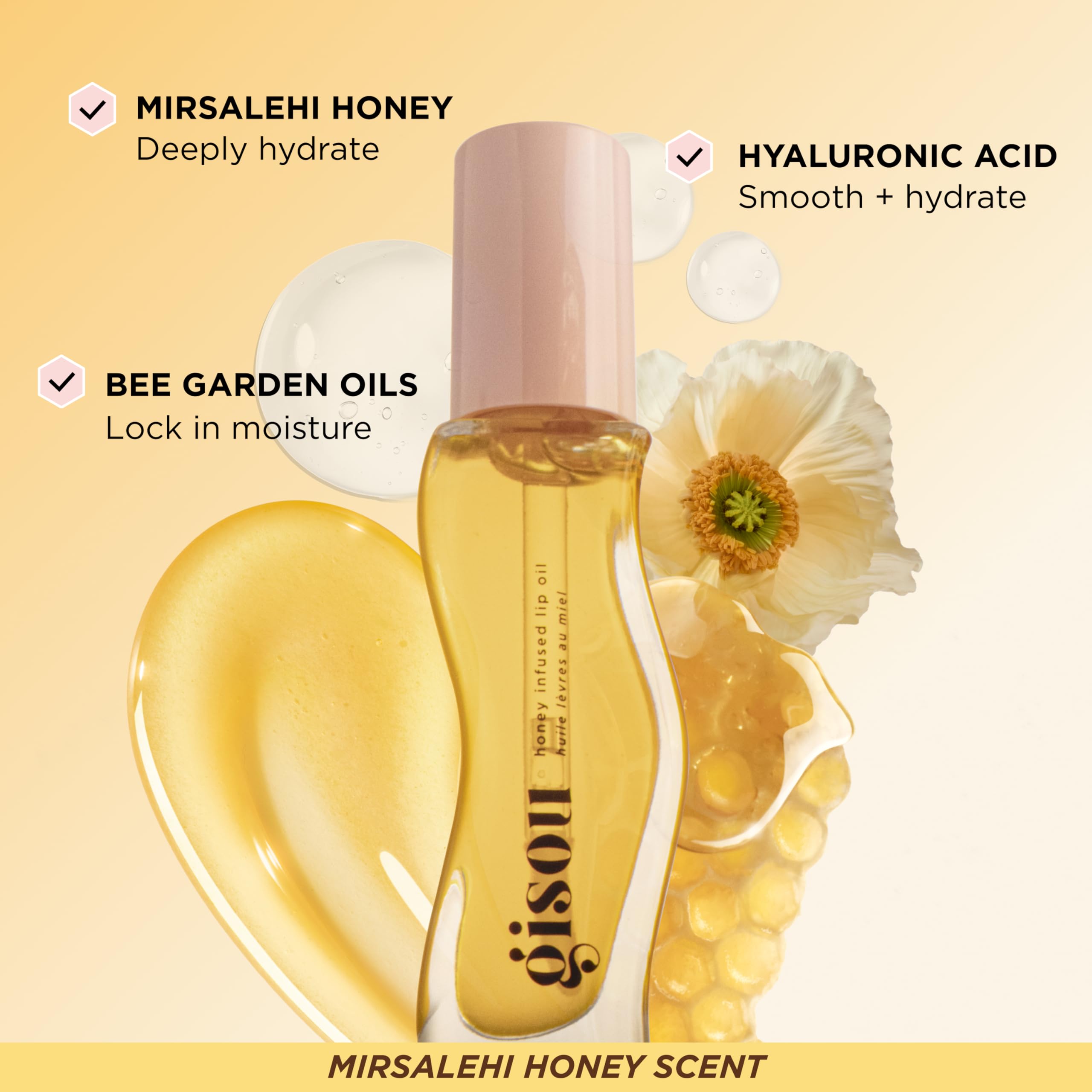 Amazon.com : Gisou Honey Infused Hydrating Lip Oil, Nourishing Lip