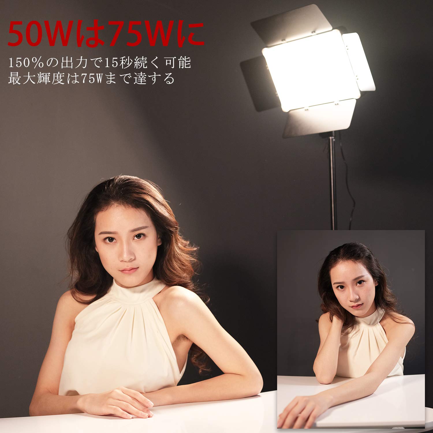 Amazon | VILTROX VL-D640T 50W高輝度 LEDビデオライト プロ