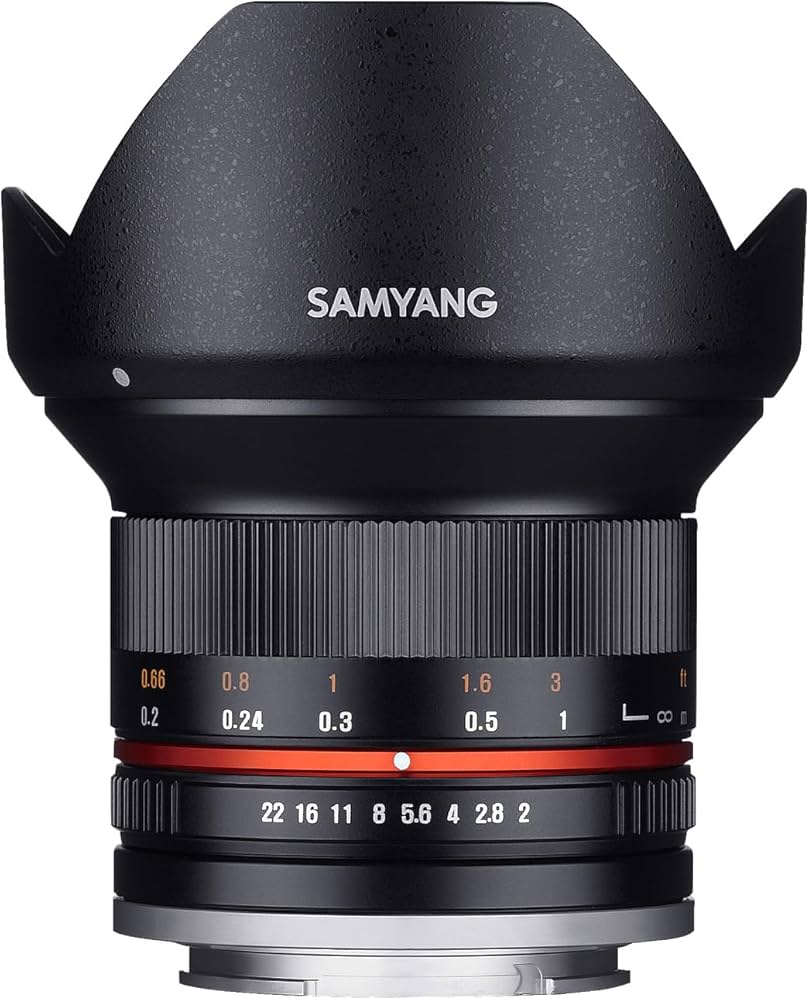 Amazon | SAMYANG 単焦点広角レンズ 12mm F2.0 ブラック キヤノン EOS