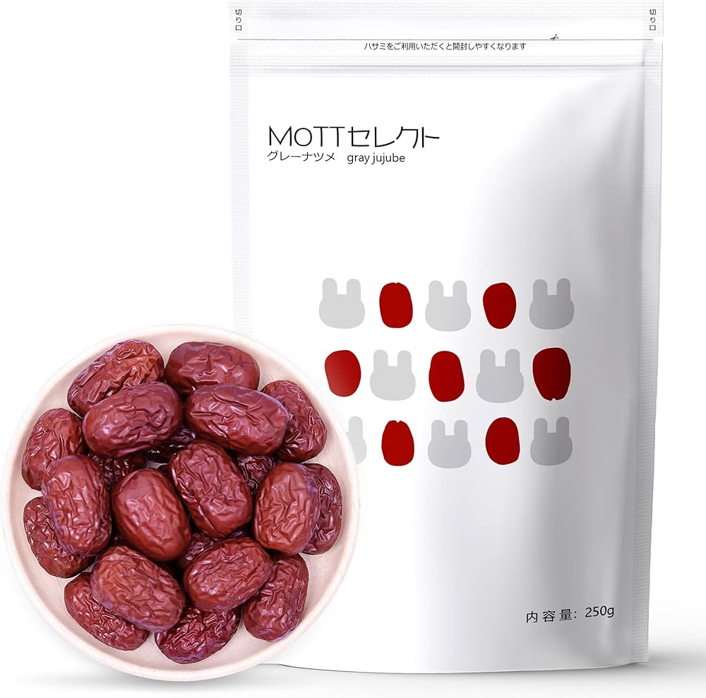Amazon.co.jp: 【MOTTセレクト】グレーナツメ 乾燥なつめ ナツメ