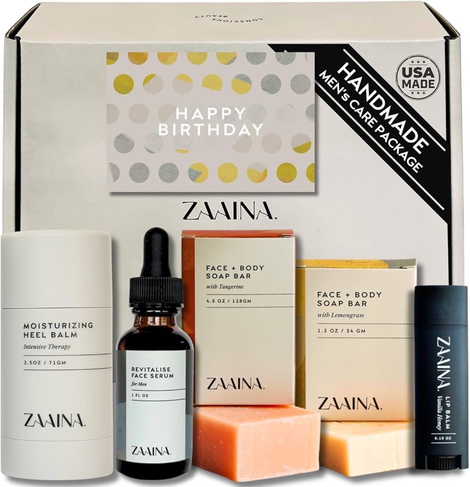 Amazon.com: Men's Birthday Care Package with Card - Luxury Gift