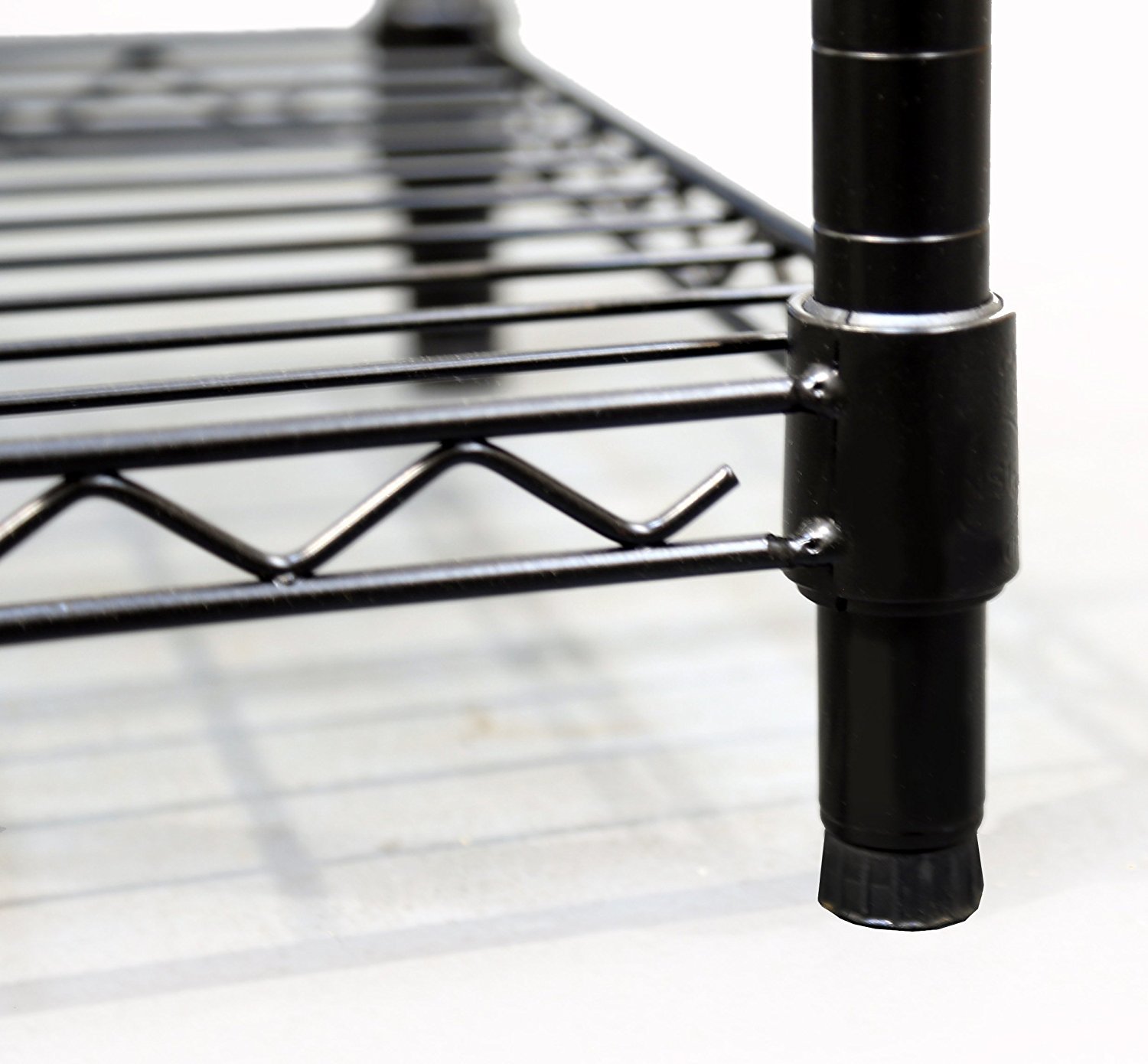 Amazon.com: Seville Classics 4-Tier Black Epoxy NSF Steel Wire