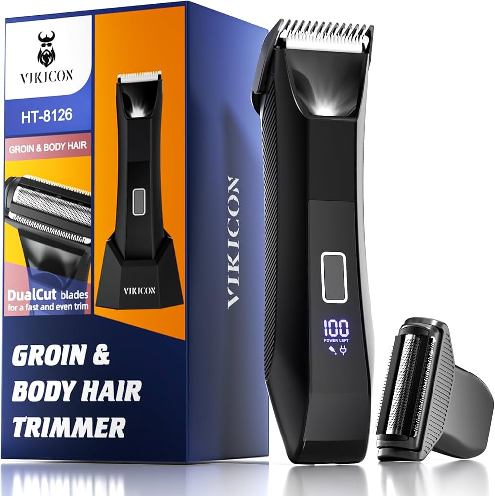 Amazon.com : VIKICON 2-in-1 Manscape Trimmer & Shavers for Men: No