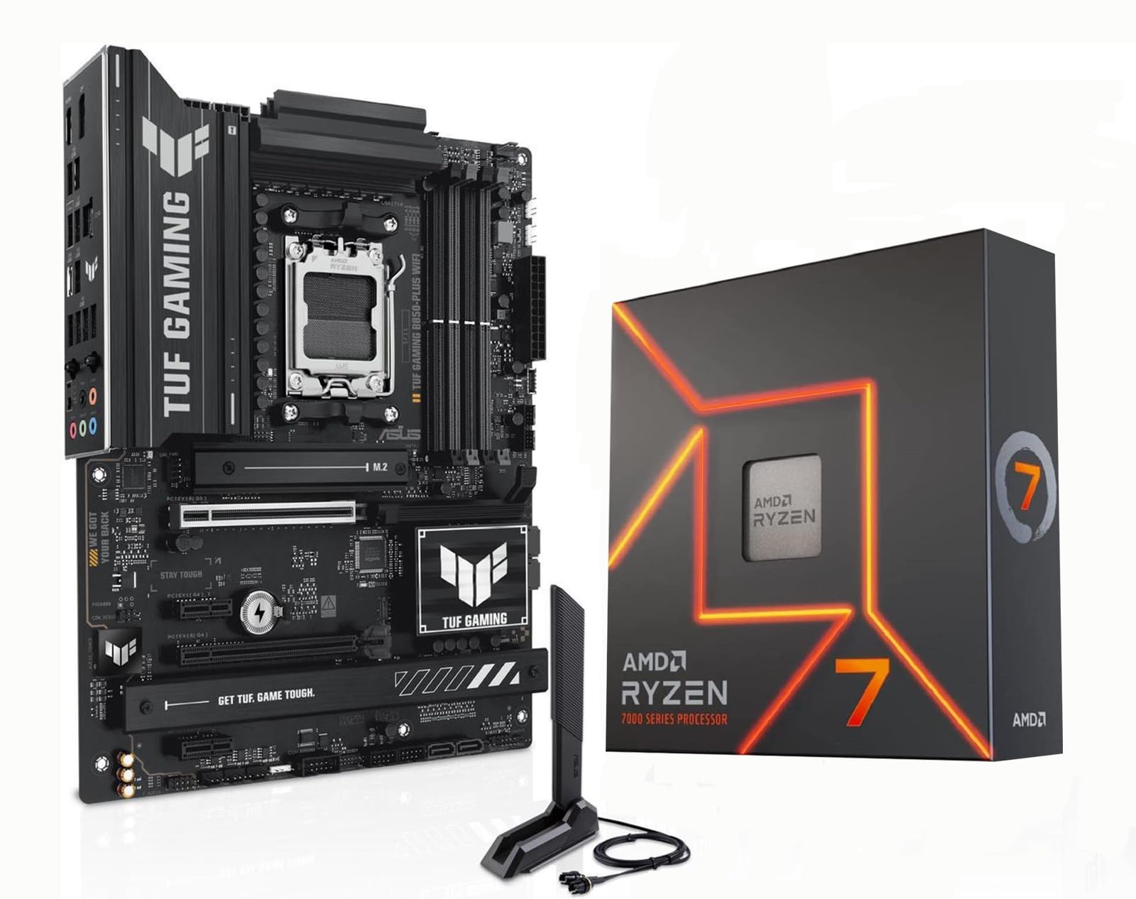 Amazon.com: Micro Center AMD Ryzen 7 7700X CPU Processor with ASUS