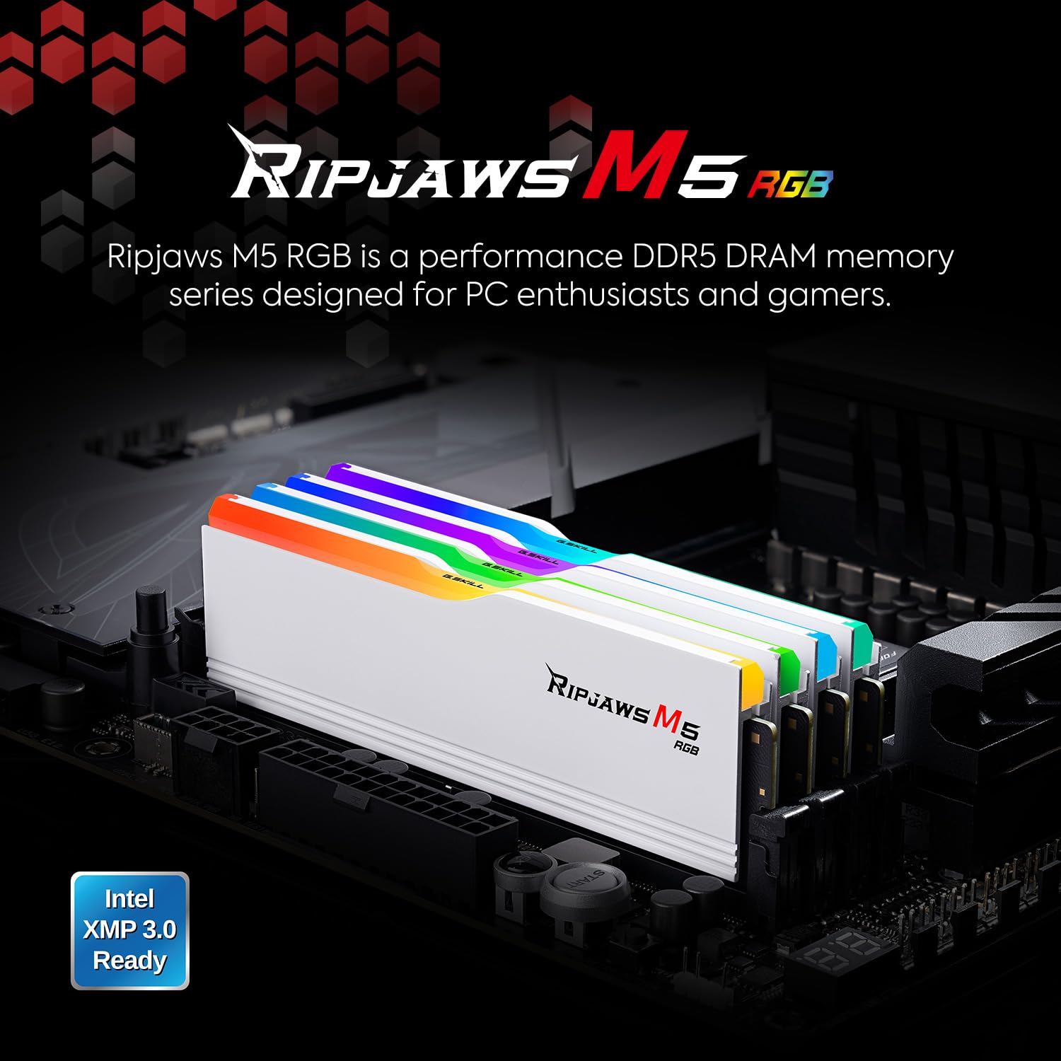 G.SKILL Ripjaws M5 RGB Series DDR5 RAM (Intel XMP 3.0) 64GB