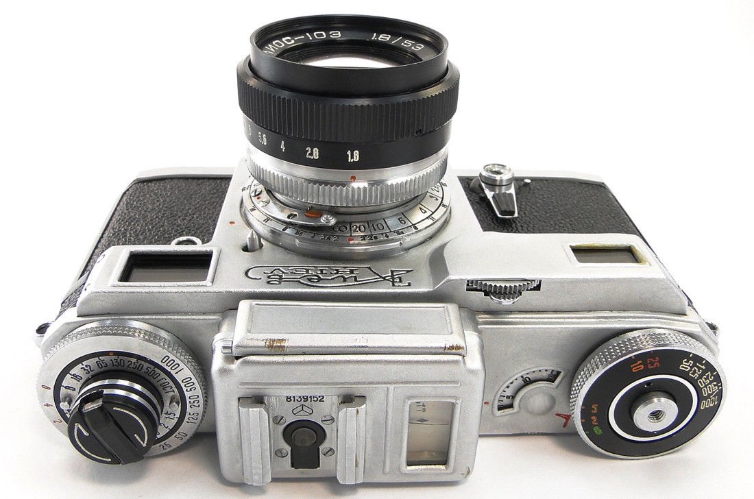 Amazon.co.jp: kiev-4 m 4ロシアContax RF 35 mmカメラhelios-103 53