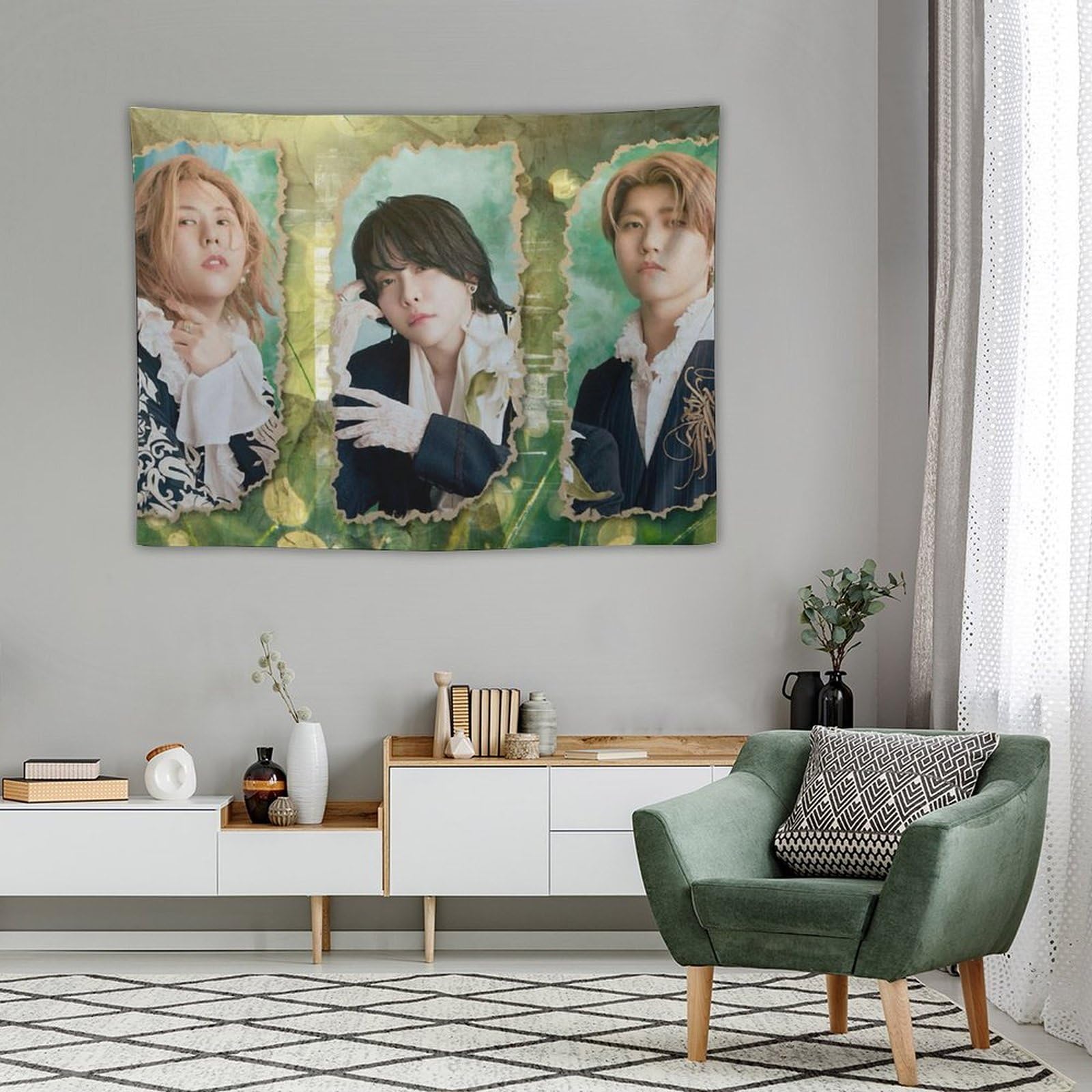 Amazon.co.jp: ミセス・グリーン・アップル (24) タペストリー 絵画