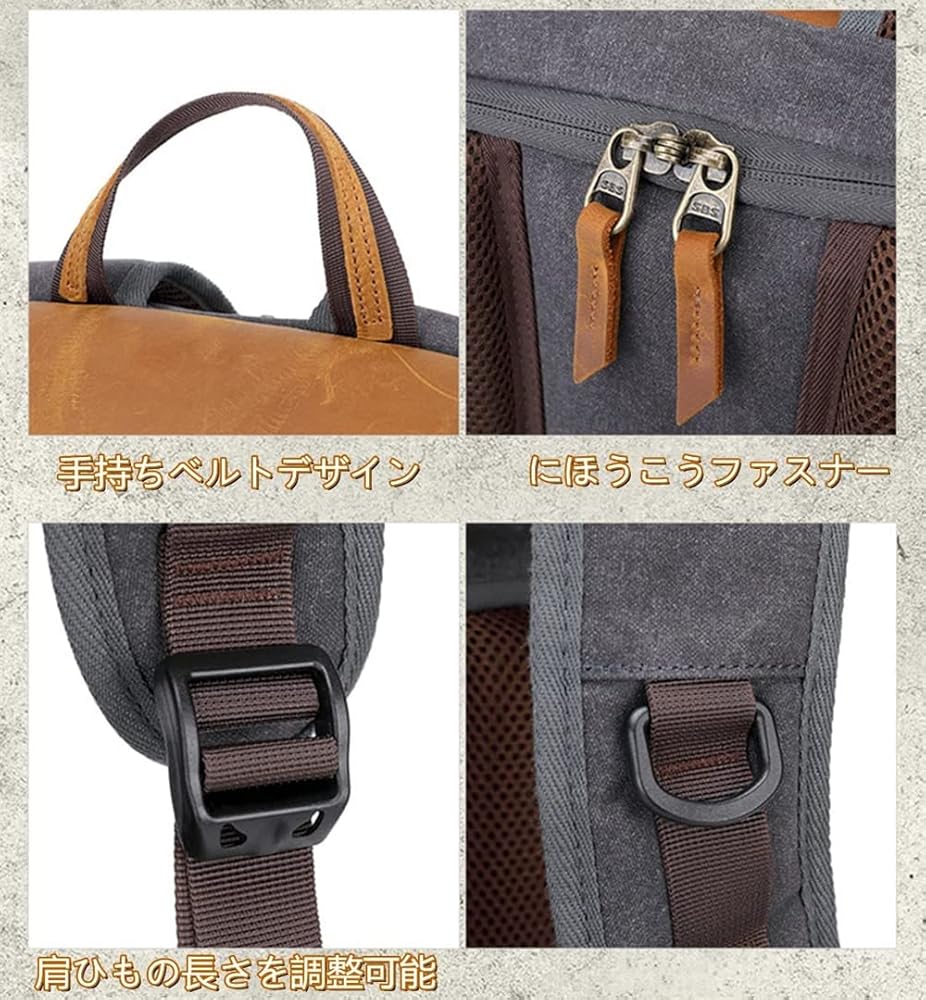 Amazon.co.jp: 大容量 多機能カメラバッグ 防水 耐久性 15.6インチ