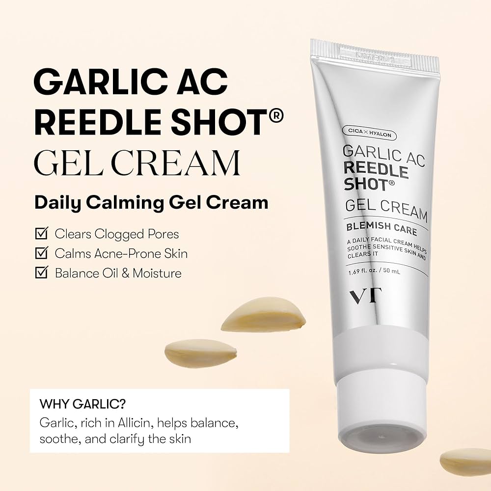 Amazon.com: VT COSMETICS Garlic AC Reedle Shot Gel Cream (1.69 fl