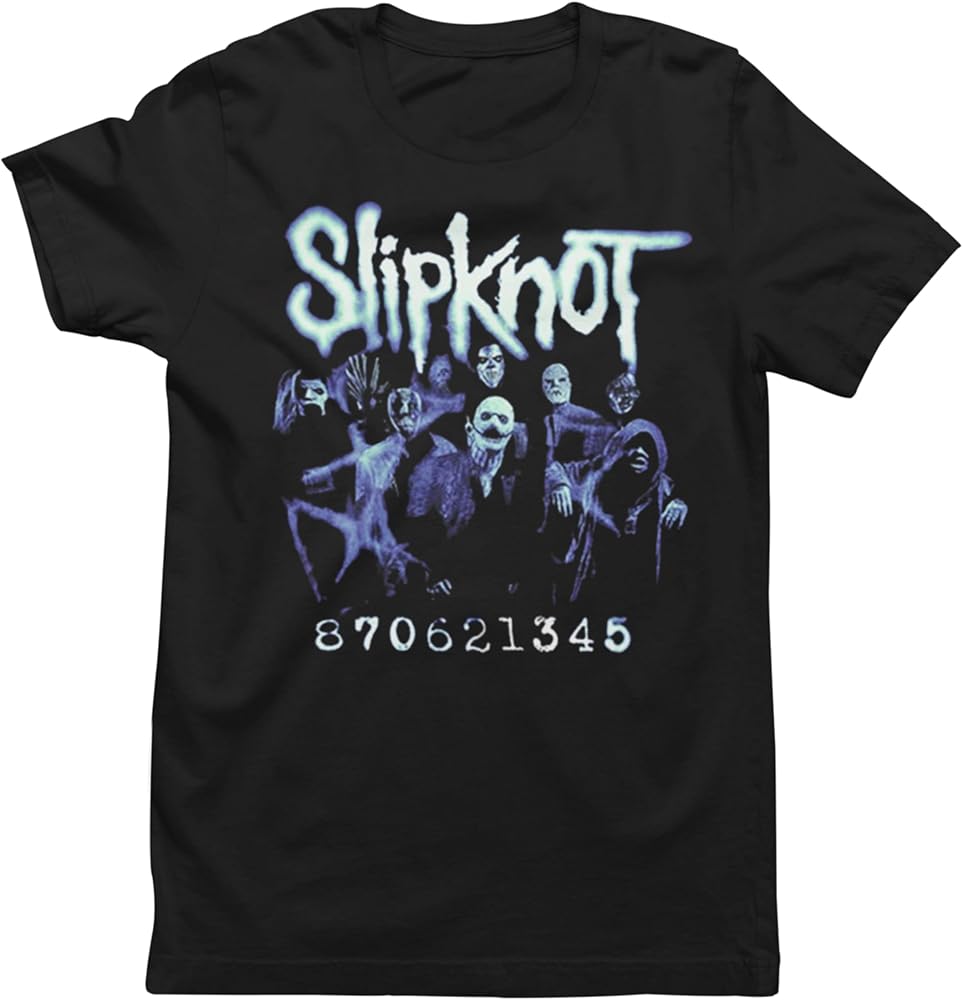 2Bhip Slipknot Member Numbers Front & Back Print Adult Short