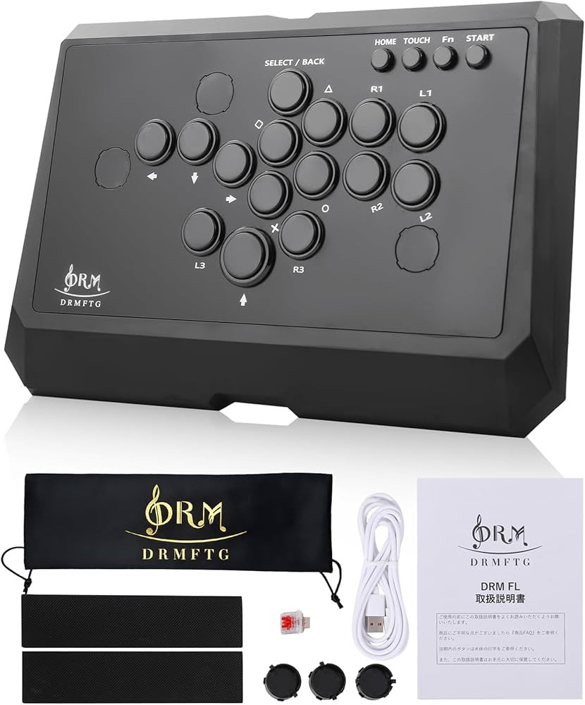 Amazon | DRMFTG DRM FL レバーレス アケコン レバーレス