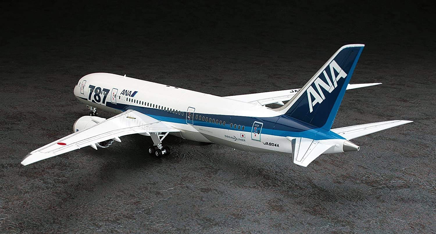 Amazon.com: Hasegawa 1/200 ANA B787-8 Plastic Model 16 : Arts