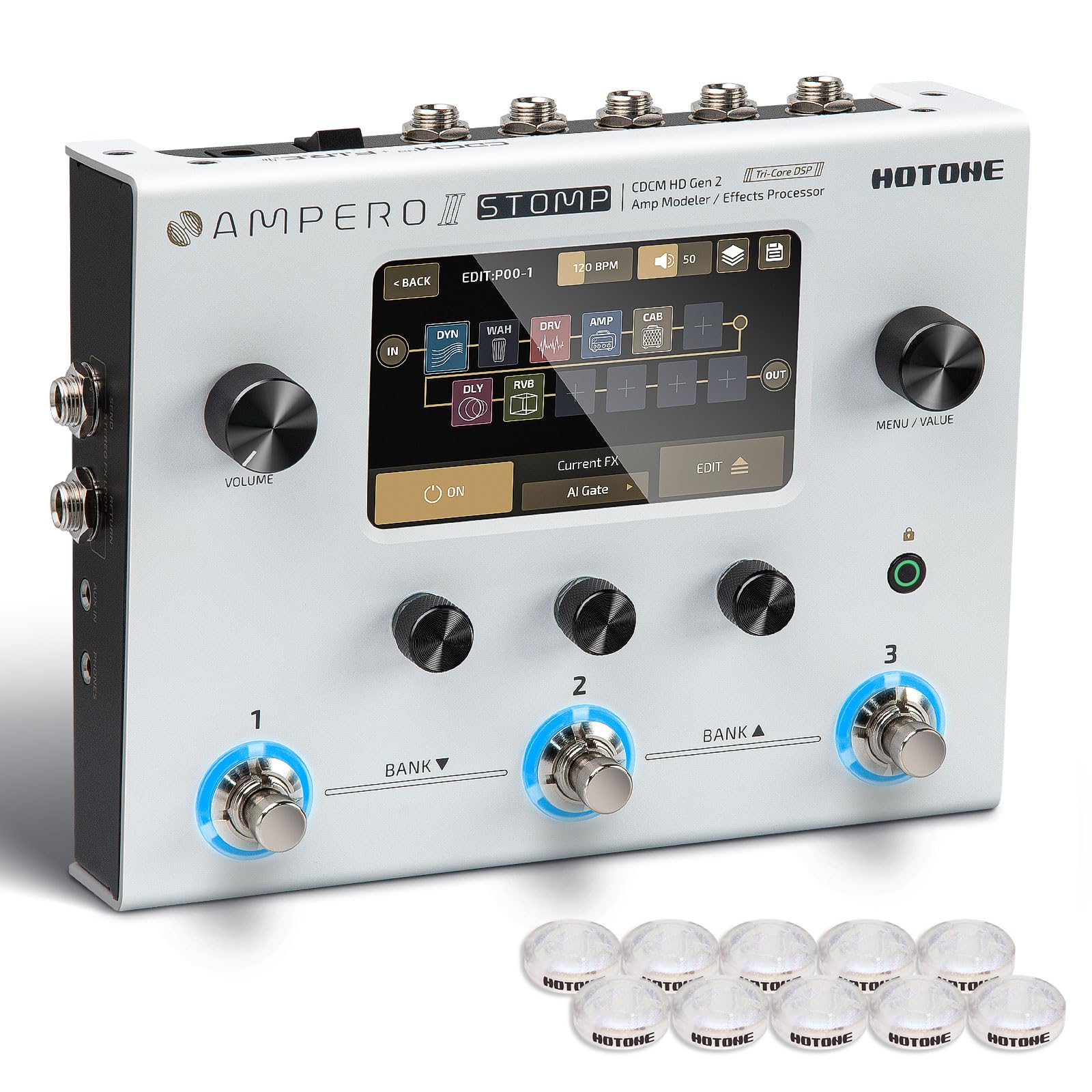 Amazon.com: HOTONE Guitar Multi Effects Processor Multi Effects