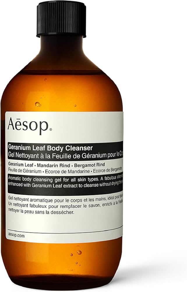Amazon.com : Aesop Geranium Leaf Body Cleanser Refill | Gentle