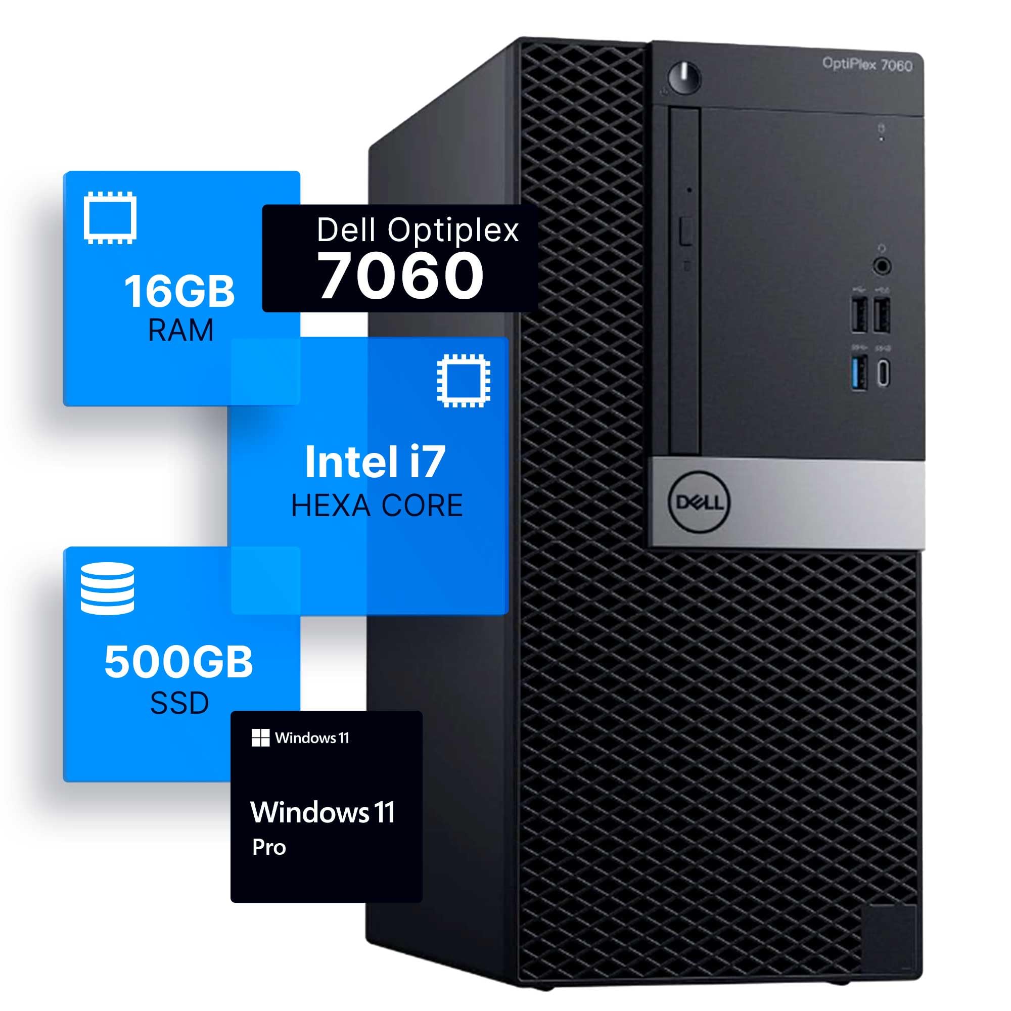 Amazon.com: Dell Optiplex 7060 Tower Desktop Computer | Intel i7