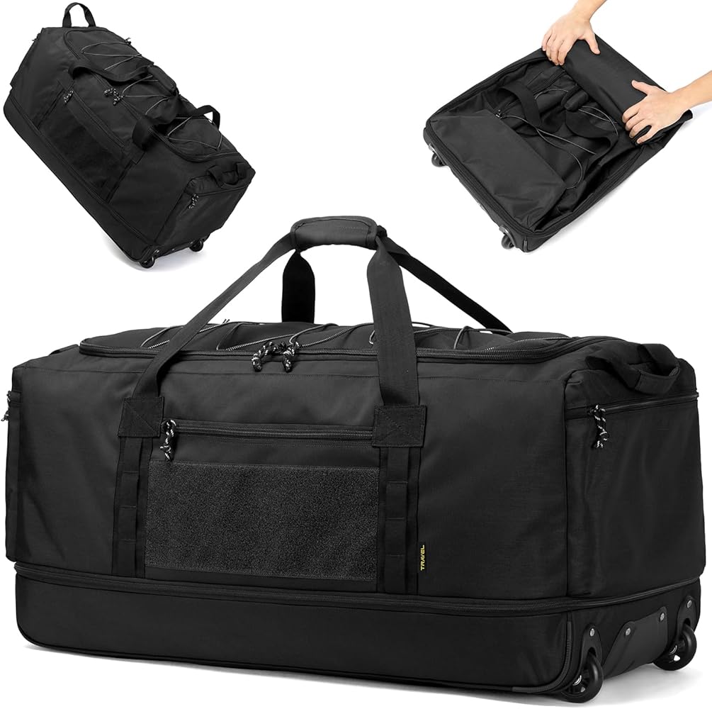 Laripwit Collapsible Duffle Bag with Wheels 130-170L Extra Large