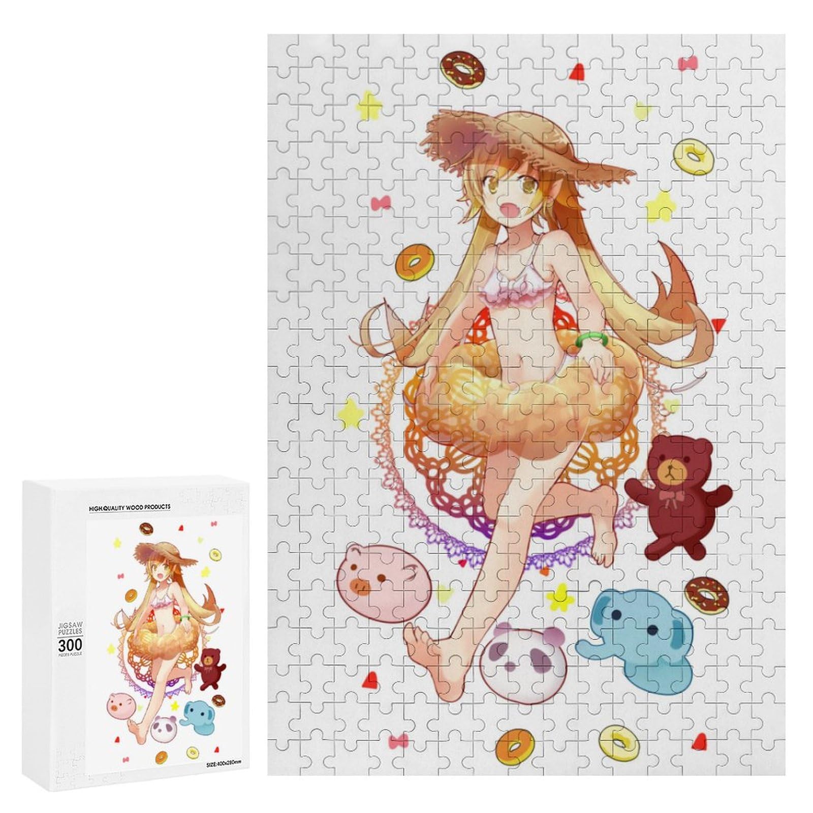 Amazon.co.jp: ジグソーパズル 物語シリーズ 「化物語」 忍野忍 水着