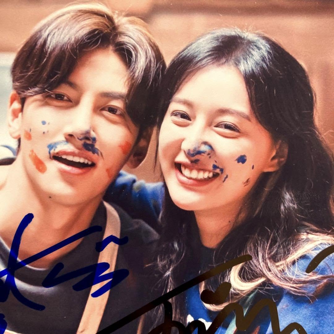 Amazon.co.jp: チ チャンウクとキム ジウォン直筆サイン入り2Lサイズ