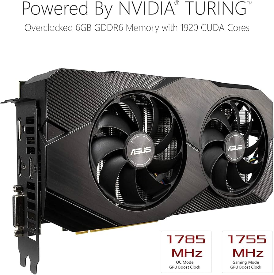 Amazon.com: ASUS GeForce RTX 2060 Overclocked 6G GDDR6 Dual-Fan
