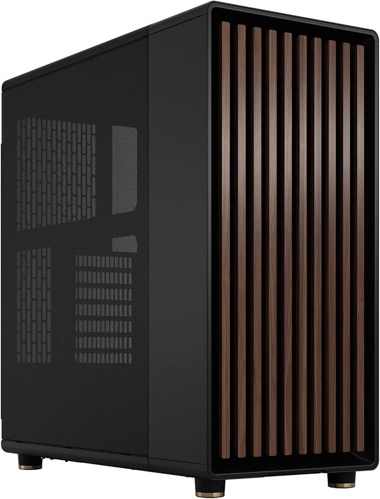 Amazon | Fractal Design North Charcoal Black 木材使用 ナチュラル