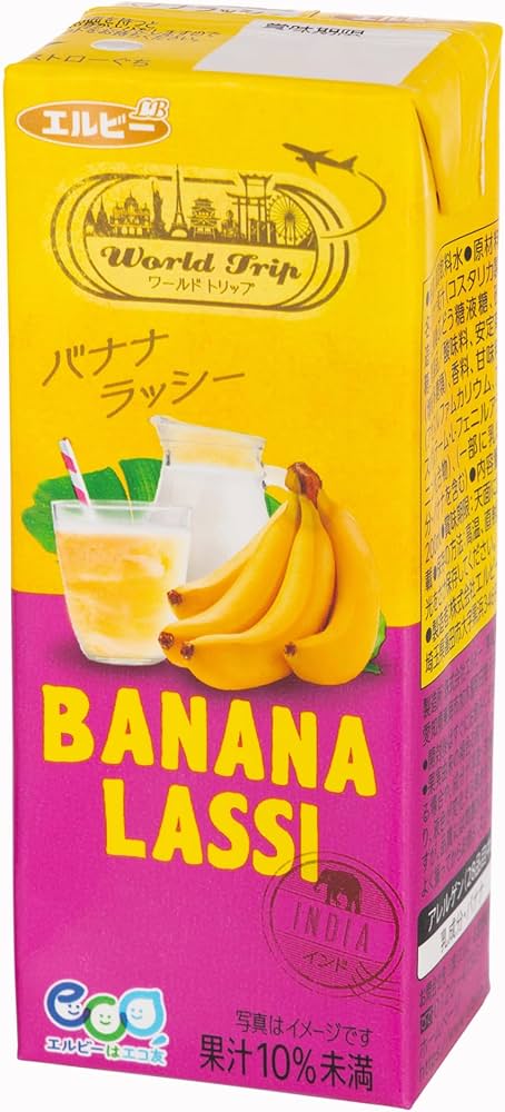 Amazon.co.jp: WorldTrip Banana Lassie, 7.8 fl oz (200 ml) x 24