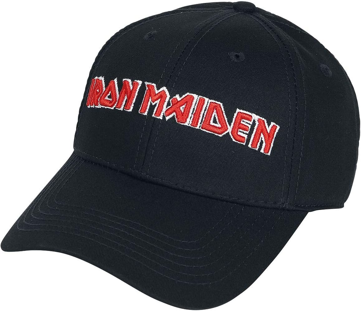 Amazon.com: Rock Off Iron Maiden Embroidered Logo Baseball Cap