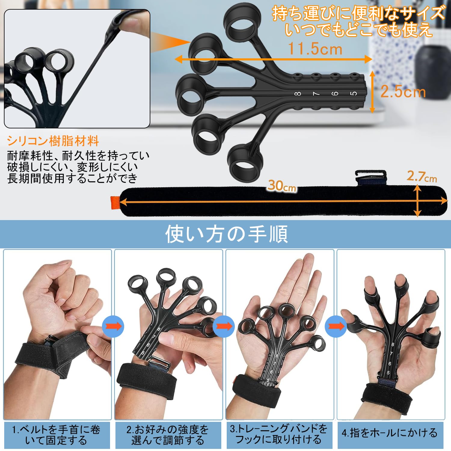 Amazon | フィンガーパワー 【2個セット 】 フィンガートレーナー