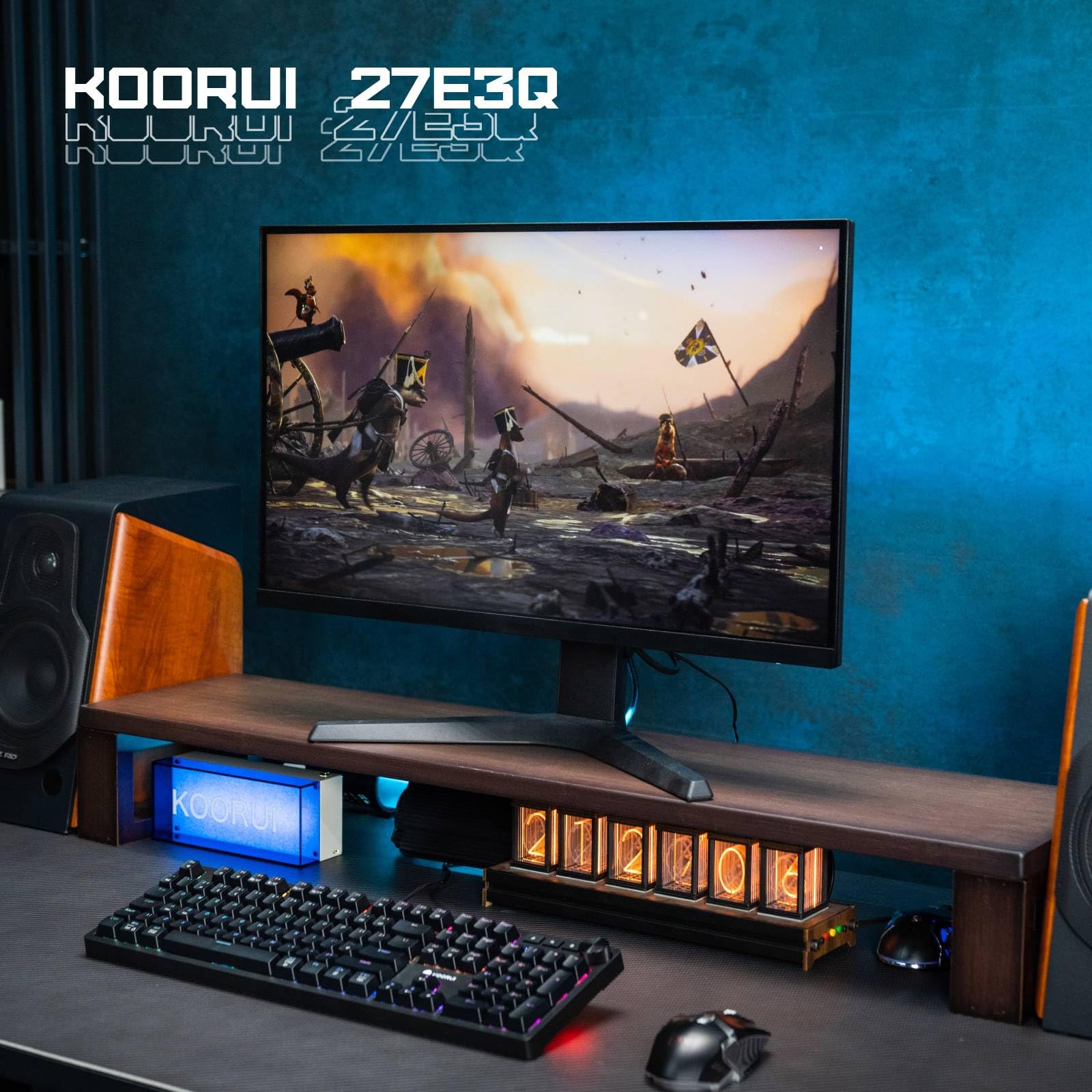 Amazon.co.jp: KOORUI ゲーミングモニター 27インチ モニター 170Hz