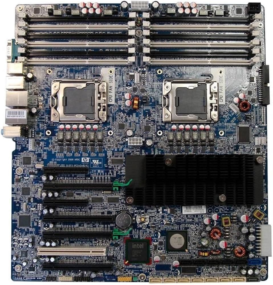 Amazon | HP Z800 ワークステーション マザーボード デュアル LGA 1366