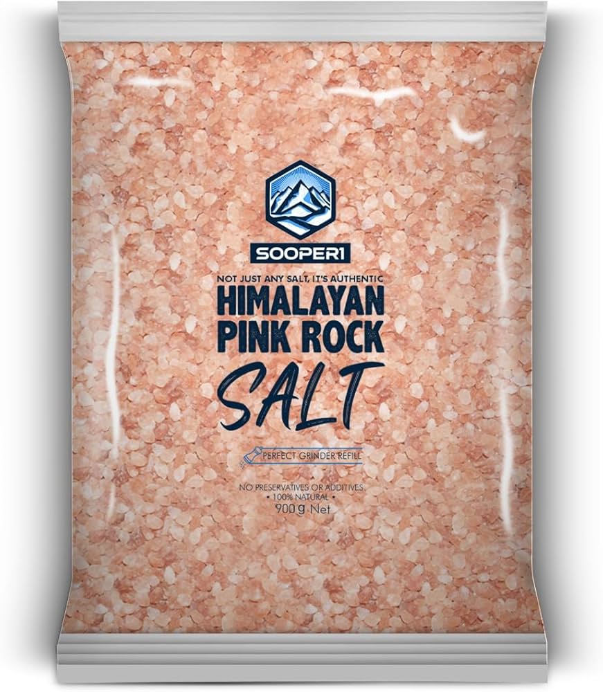 Amazon.co.jp: SOOPER1 オリジナル ヒマラヤ岩塩 (900g) ｜岩塩 ミル用