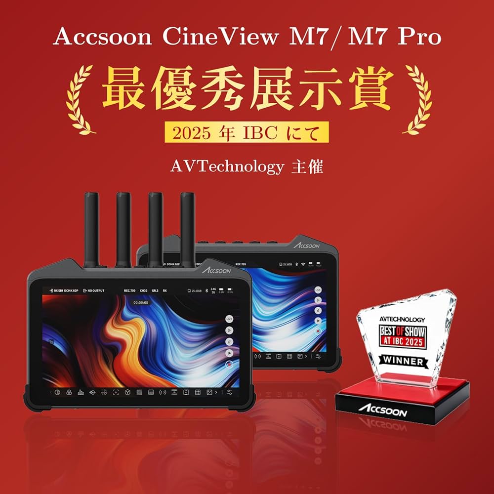 Amazon | 【Accsoon公式ストア】Accsoon M7 4K60 SDI&HDMI 7インチ