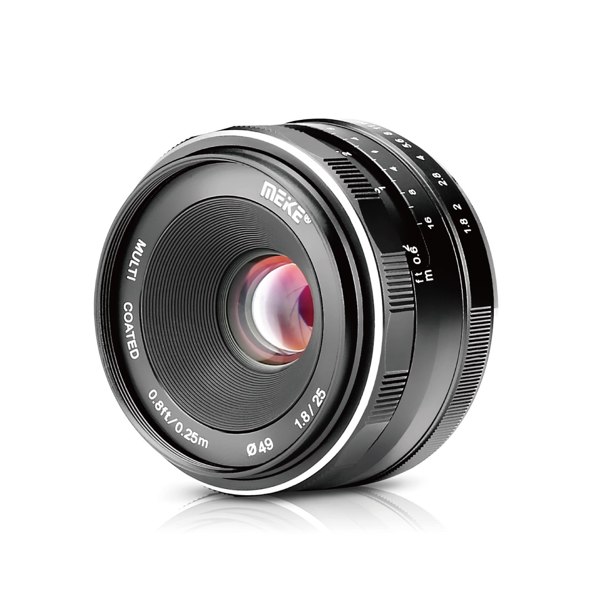 Amazon.com : Meike 25mm F1.8 APS-C Large Aperture Wide Angle Lens