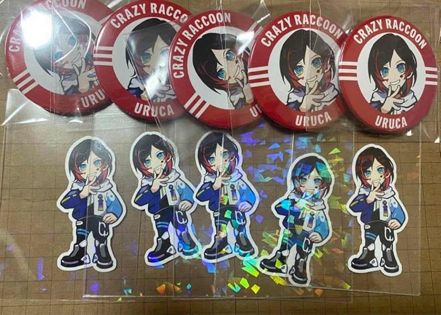 CR うるか 新ビジュアル 缶バッジ 50個セット CR うるか 缶バッジ