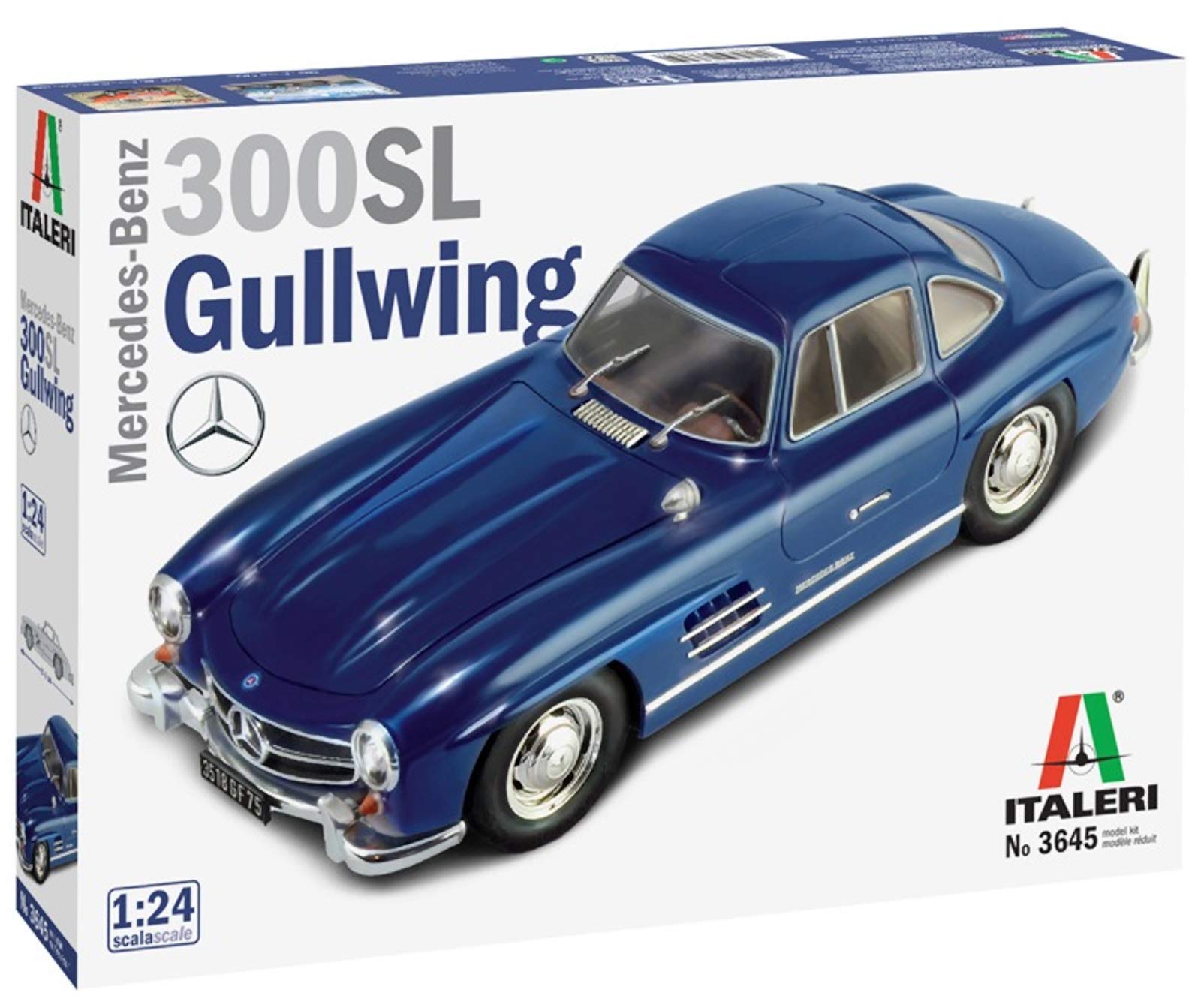 Amazon.com: Italeri 3645S – 1:24 Mercedes Benz 300 SL Gull Wing