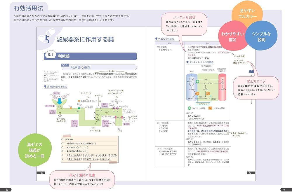 薬ゼミの要点集 薬理（薬剤師国家試験対策参考書） | 薬学ゼミナール