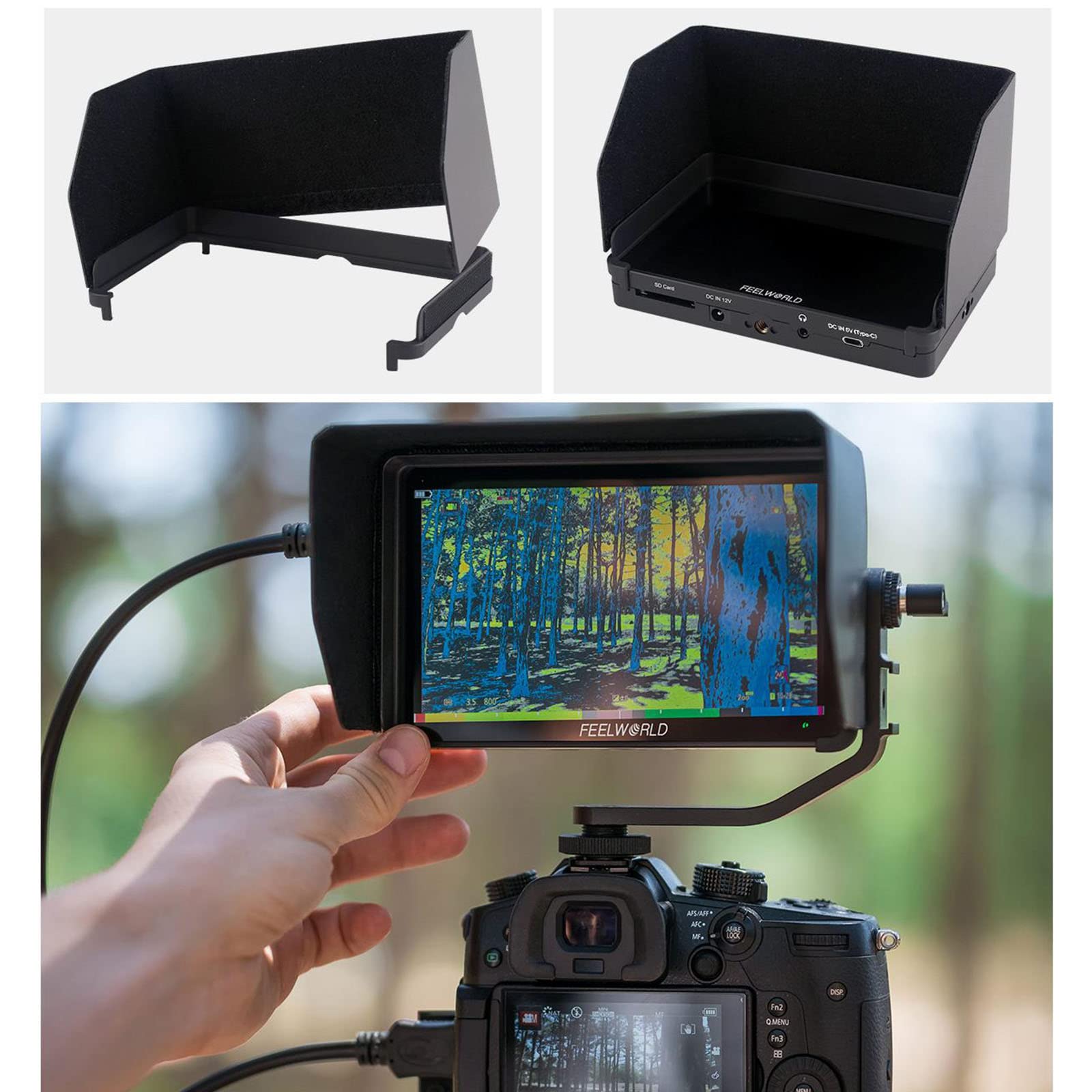 Amazon.com: FEELWORLD F6 Plus V2 6 Inch 3D LUT DSLR Camera Field