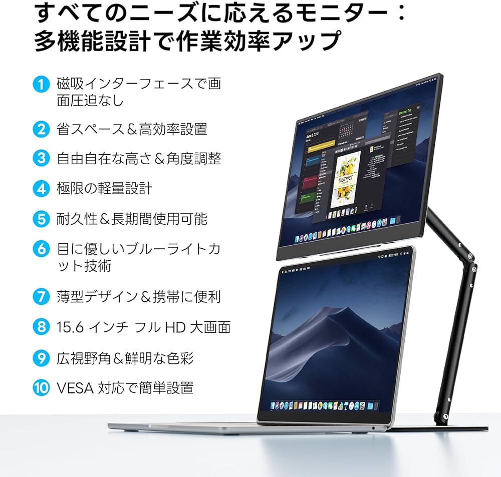 Amazon.co.jp: モバイルモニター【2026年モデル先行販売】Dopesplay