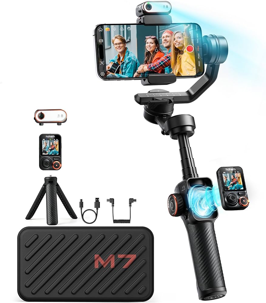 Amazon.com: hohem iSteady M7 Gimbal Stabilizer for iPhone, Phone