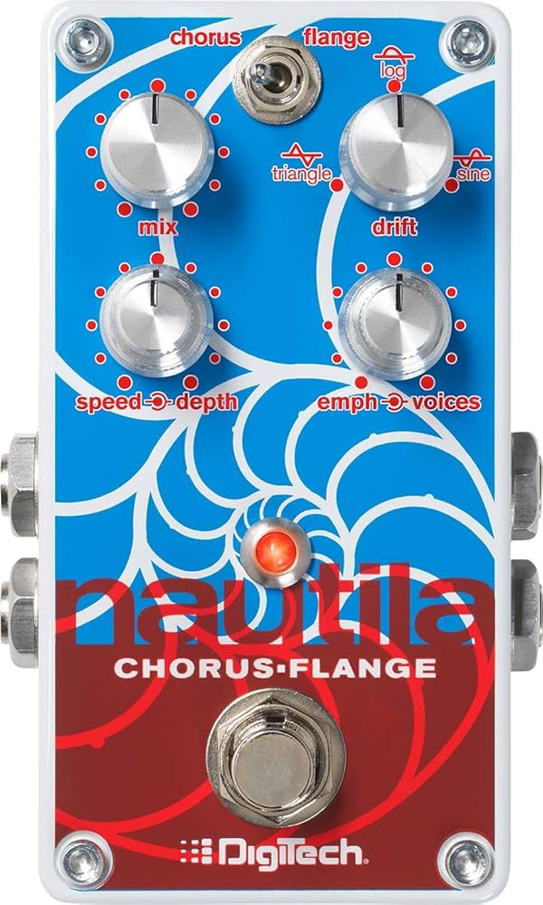 DigiTech Nautila Chorus/Flange Guitar Effects Pedal : Amazon.in