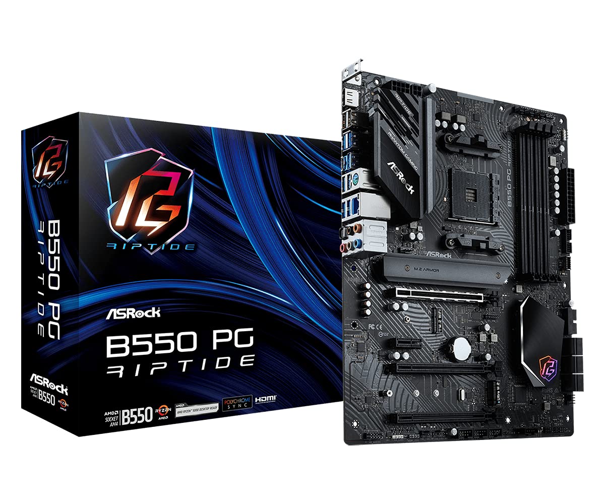 Amazon.com: ASRock AMD B550 PG Riptide ATX Motherboard Dual