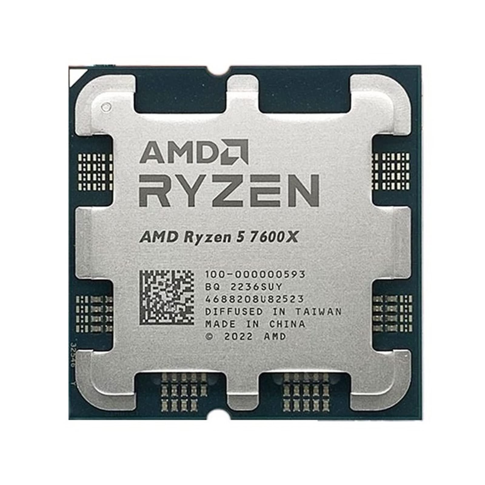 Amazon.com: CPU A R 5 7600X R5 7600X 4.7 GHz 6-Core 12-Thread CPU