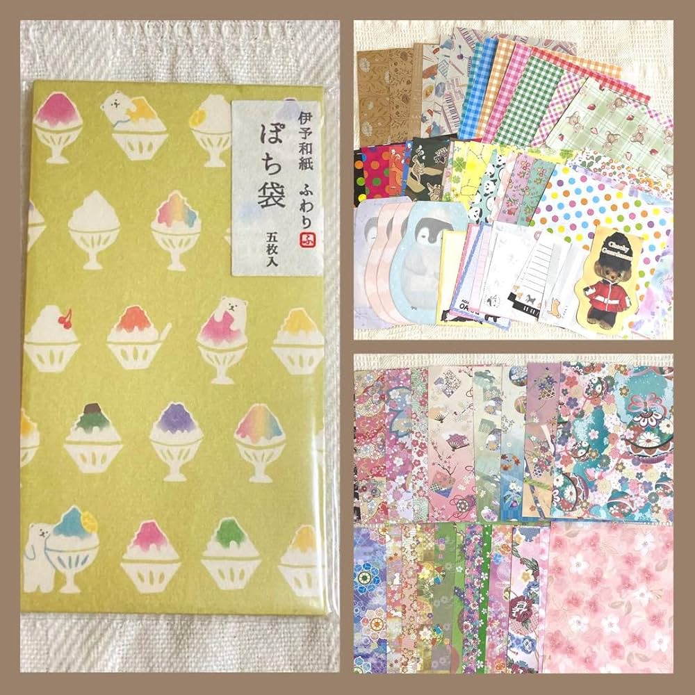 Amazon | 折り紙 デザインペーパー デザペ 75枚／バラメモ 25枚／夏